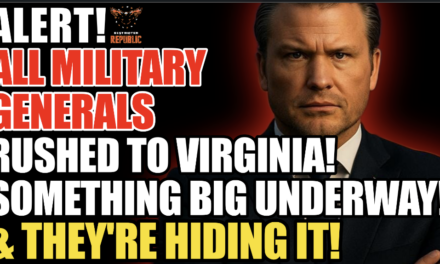 ALERT! All Military Generals Rushed To Virginia! Something BIG Underway & They’re Hiding It!